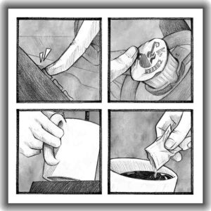 Coffee Time Print (10x10)