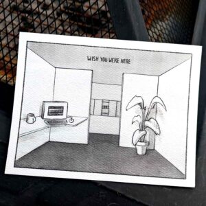 Wish You Were Here Postcard (4.25x5.5)